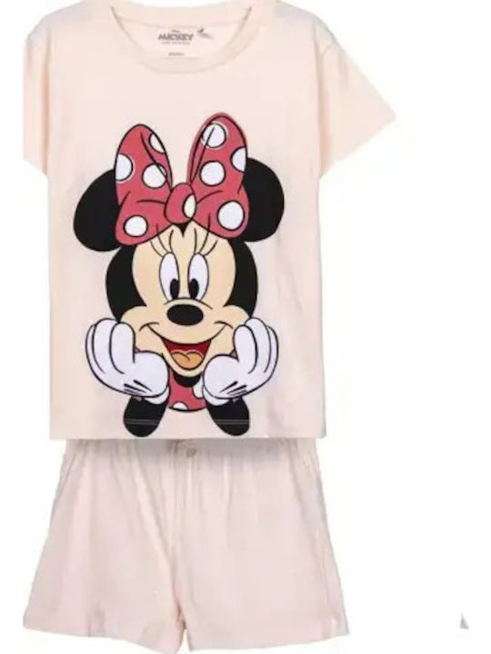 Disney Παιδική Πιτζάμα Ροζ Minnie Mouse