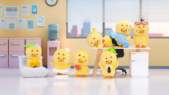 Upset Duck Stop Spiral Duck Figures Blind Box Size 10cm Display Set 6 Pieces