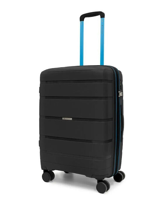 Ciak Roncato Large Hard Travel Suitcase Black Height 75cm Ciak Roncato Large Hard Travel Suitcase Black Height 75cm