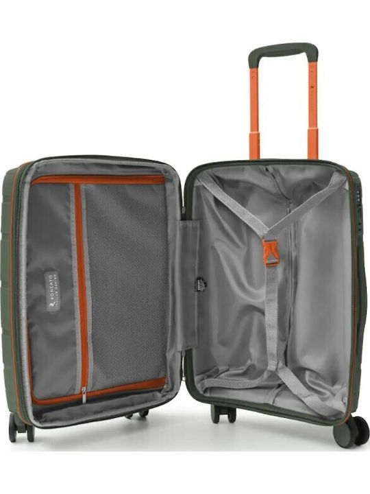 Ciak Roncato Cabin Hard Green Travel Suitcase Height 55cm