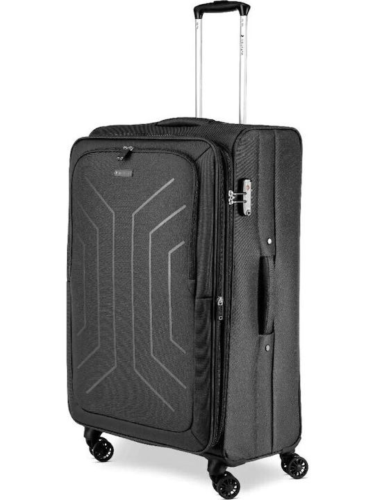 Ciak Roncato Large Suitcase Black Ciak Roncato Large Suitcase Black