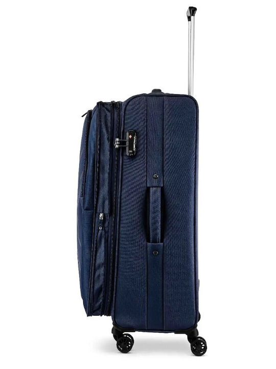 Ciak Roncato Large Blue Travel Suitcase 78cm