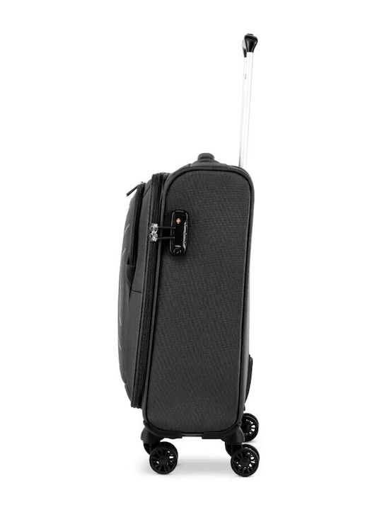 Ciak Roncato Cabin Travel Suitcase Black Height 55cm