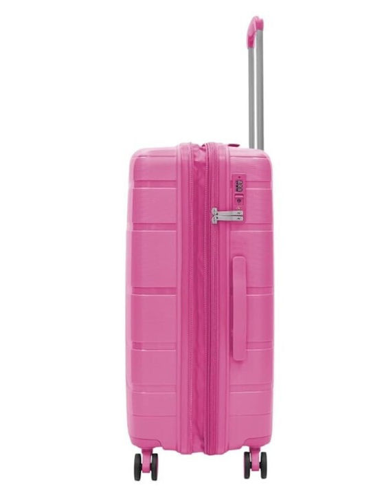 Ciak Roncato Medium Hard Fuchsia Travel Suitcase Height 66cm