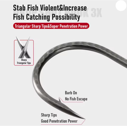 Kingdom 90° Jig Hook High Carbon Steel No1