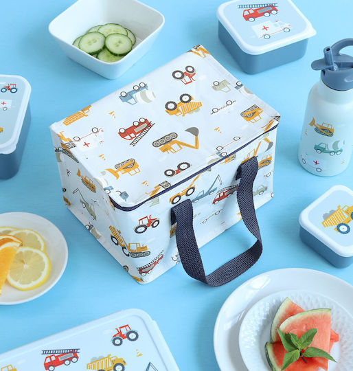 A Little Lovely Company Plastic Kids' Dinner Set 0.45lt Thermal Transparent
