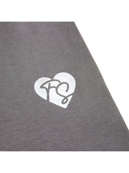 Kinderleggings Sport Lang Grau