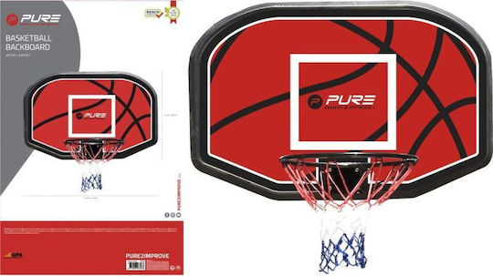 Pure2Improve Basketball Hoop with Backboard and Net