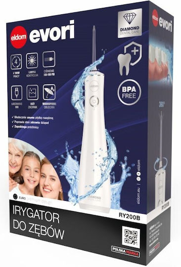 Eldom Water Flosser with Travel Case White