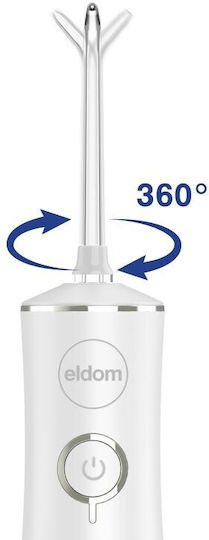 Eldom Water Flosser with Travel Case White