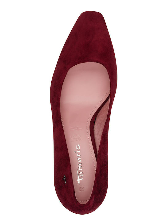 Leder Pumps Burgundische