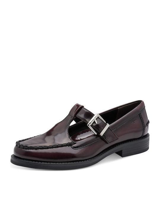 Women's Loafers In Burgundy Colour