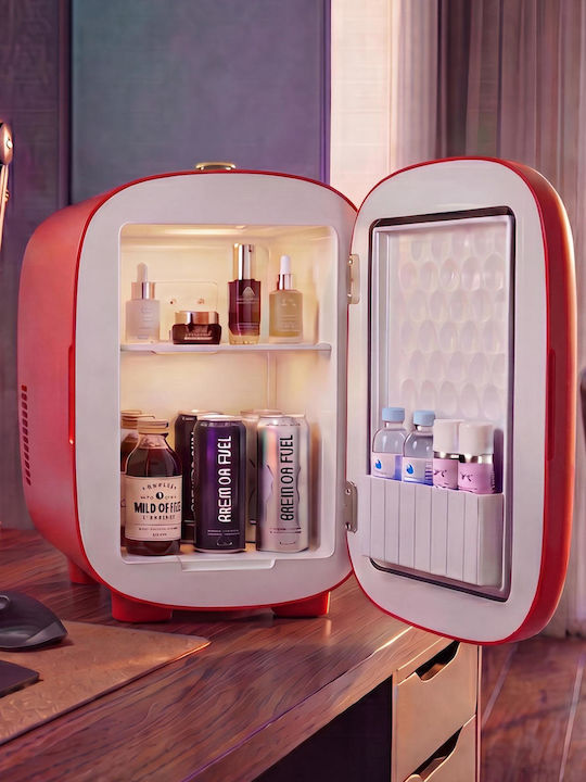 Cecotec Frigider pentru cosmetice 4lt cu Funcție de Încălzire Roșu