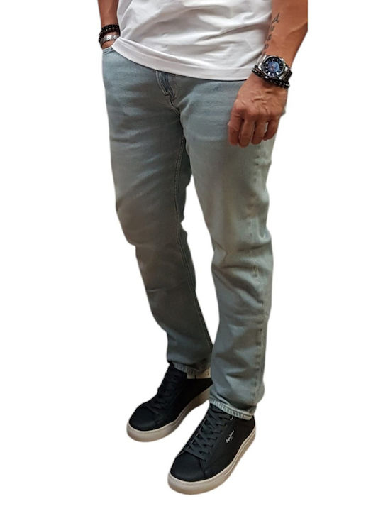 Calvin Klein Herren Jeanshosen mit Schlank Verjüngt Anwendung Blau