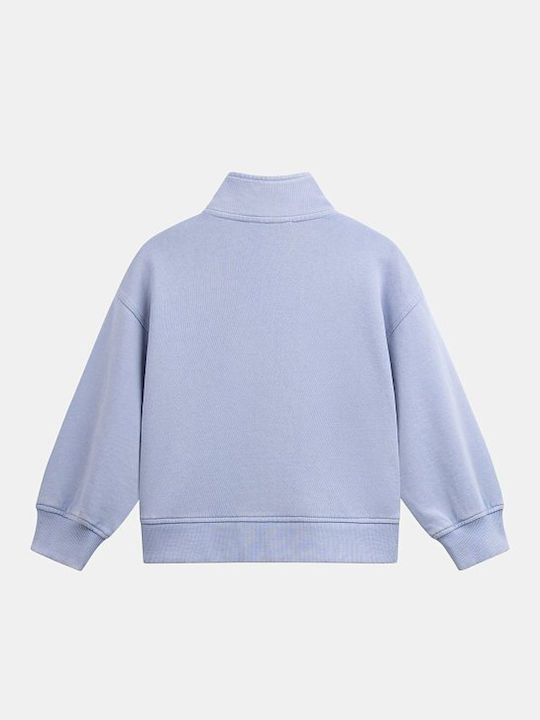 Kinder-Strickjacke Blau