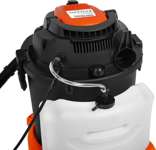Kraft & Dele Aspirator Umed-Uscat 1600W cu Recipient Din Inox 20lt
