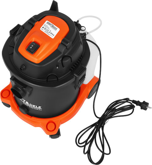 Kraft & Dele Aspirator Umed-Uscat 1600W cu Recipient Din Inox 20lt