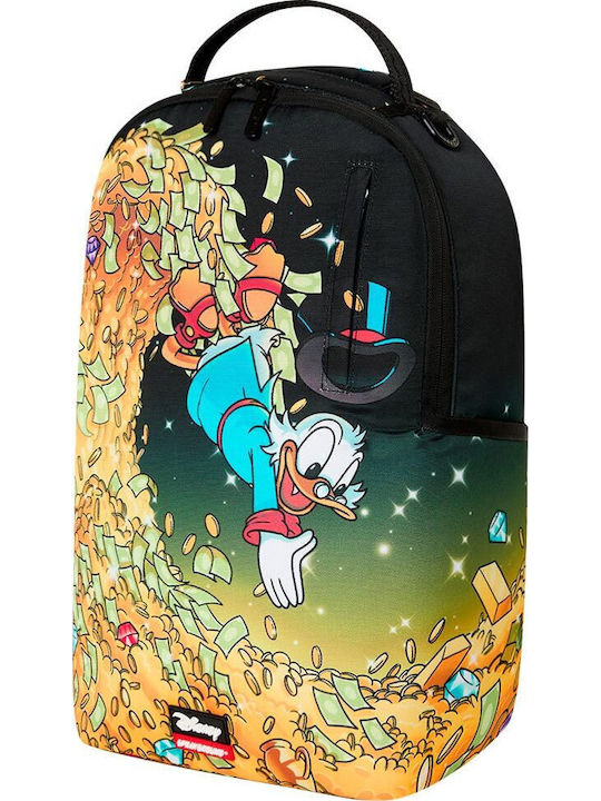 Sprayground Disney Scrooge Mcduck Money Rider School Backpack Junior High-High School With Water Bottle Holder Multicolour 29 x 15 x 45cm