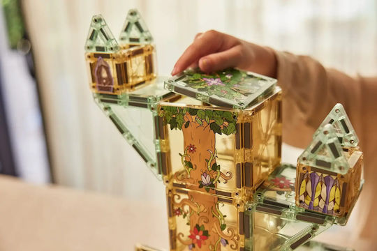 Cleverclixx Magnetisches Spielzeug Bau- und Konstruktionsspielzeug Pack Pastell