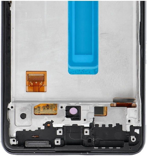 Screen with Touch Mechanism and Frame for Galaxy A53 (Black)