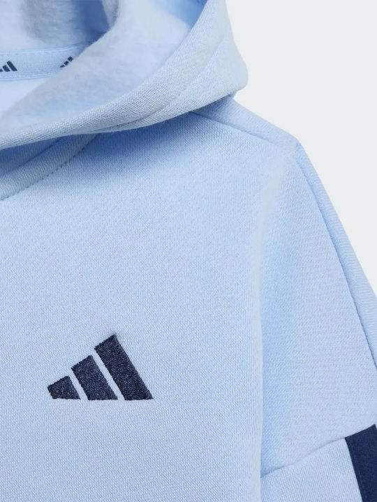 adidas Pantaloni De Trening Pentru Copii Essentials Glow Albastru Deschis/Albastru Închis