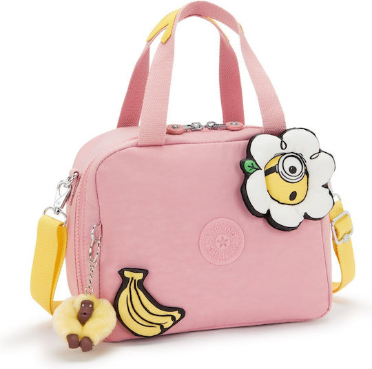 Kipling School Lunch Bag 8L Pink 20x13.5x25cm