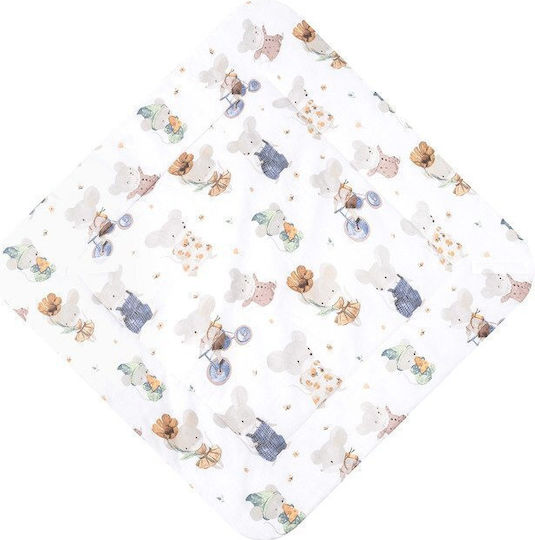 Sensillo Pătură Pepinieră Swaddling 100% Bumbac Gri 75x75 cm