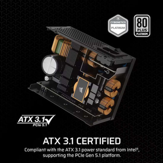 Corsair SF1000 1000W Schwarz Computer-Netzteil Vollständig modular 80 Plus Platin