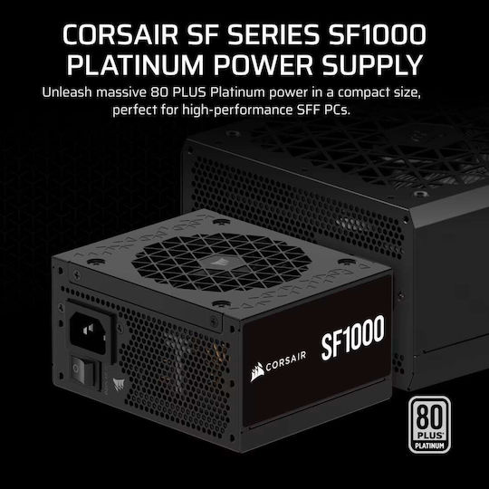 Corsair SF1000 1000W Schwarz Computer-Netzteil Vollständig modular 80 Plus Platin