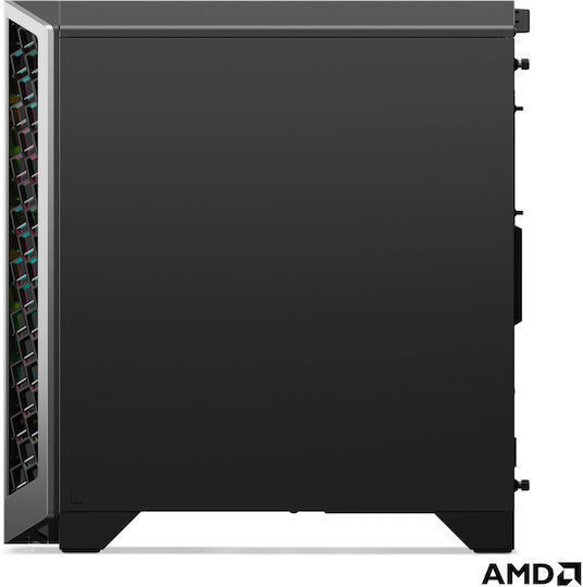 Lenovo Loq Tower 26ADR10 Гейминг Настолен Компютър (Ryzen 7-8745HX/32GB DDR5/1TB SSD/GeForce RTX 5060 Ti/W11 Home)