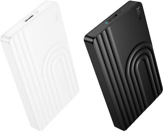 Sata Hard Drive Case 2.5" SATA III with SATA / USB 3.0 Connection in White Colour