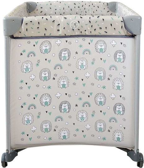 Belletti Babybett mit Matratze Grau 120x60cm