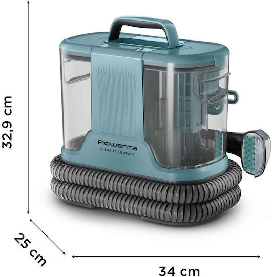 Rowenta Clean It Aspirator Umed-Uscat 400W cu Recipient din Plastic 1.4lt Verde