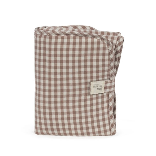 Walking Mum Wickelunterlage für Babys Praline aus Stoff 18x27cm