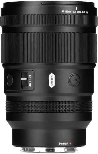 7artisans Full Frame Camera Lens AF 135mm F1.8 for Leica L Mount Black