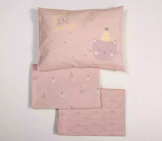 Nef-Nef Homeware Set Special Party Pink 120x170cm