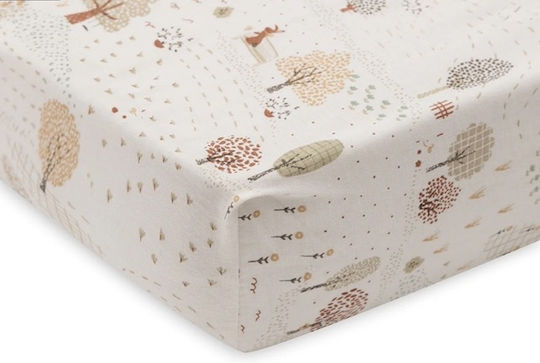 Jollein Set Cu Cauciuc Bej 70x140 cm Jollein Set Cu Cauciuc Bej 70x140 cm