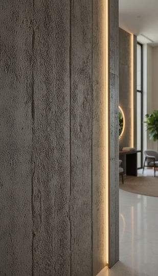 3D Wall Panels with Glue Grey 60x120cm 10pcs