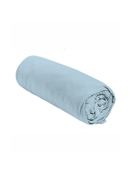 Kentia Suave 19 Baby Bettlaken Für Krippe Baumwolle Angepasst Hellblau 70x140cm