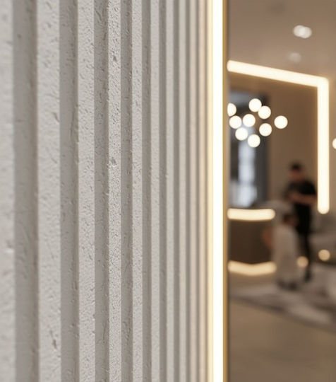 3D Wall Panels with Glue Beige 60x120cm 8pcs