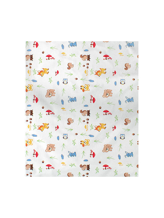 Dimcol Baby Sheet Cradle Cotton 80x110cm