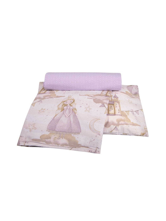 Greenwich Polo Club Set Baby Crib Sheets Cotton 8862 Pink 130x170cm 3pcs