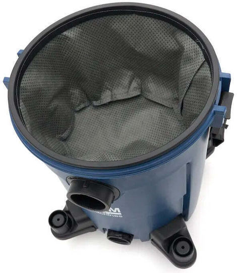 HBM Machines Aspirator Umed-Uscat 1200W cu Recipient din Plastic 25lt