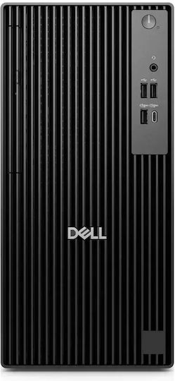 Dell Pro Tower QCT1250 Настолен компютър (Ultra 7-265/32GB DDR5/2TB SSD/W10 Pro) с Клавиатура (BG)