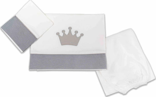 abo Подредба с Ластик Royal Сив 70x140см