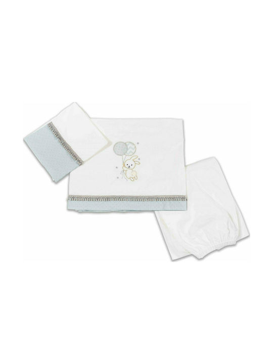 abo Set Cu Cauciuc Carot Verde 70x140cm Lenjeri De Patut Bebe
