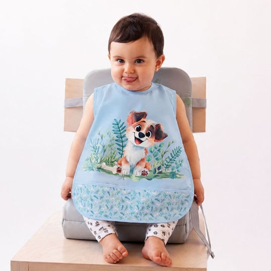 Kiokids Waterproof Fabric Baby Bib with Pocket