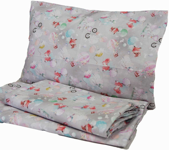 Decocraft Animal Fox Set Baby Bettlaken Baumwolle Decocraft Animal Fox Set Baby Bettlaken Baumwolle