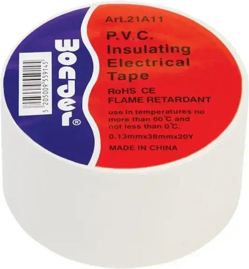 Wonder Insulation Tape 50mm x 20m PVC K1ZA0 White