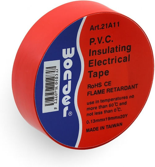 Lucas Isolierband 19mm x 20m 1619K Rote